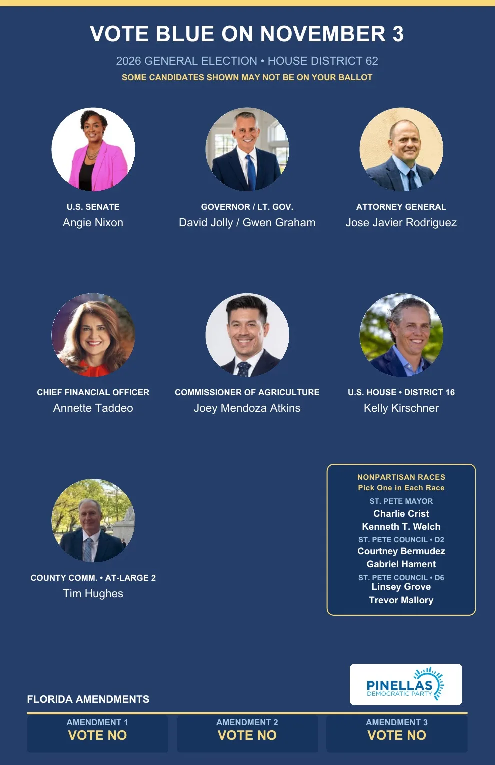 2026 Pinellas County voter guide for House District 62