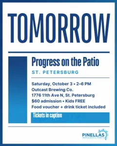 Progress on the Patio St. Petersburg fundraiser — October 3, 2026